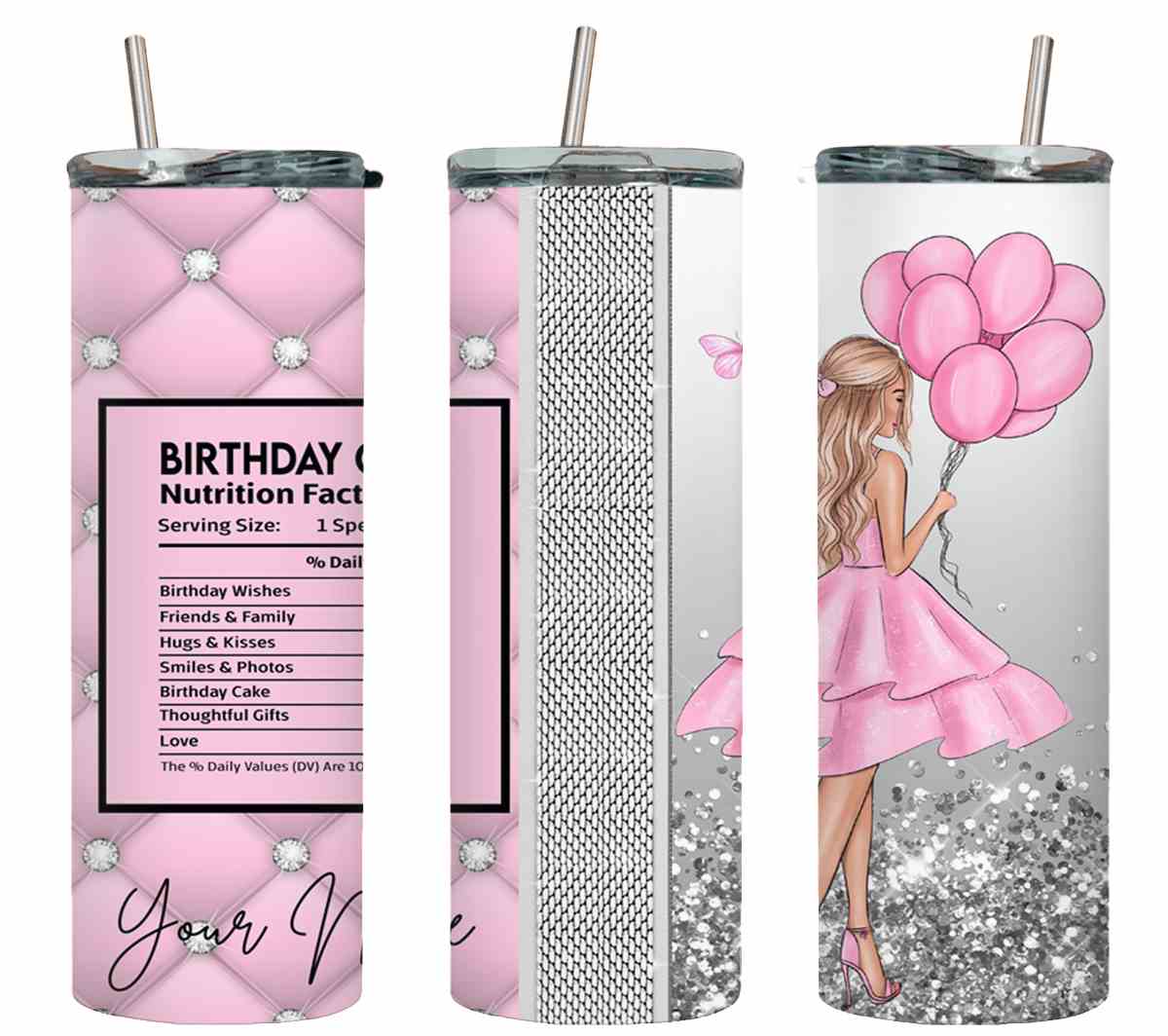 Personalized Birthday Girl Blond Hair-8256